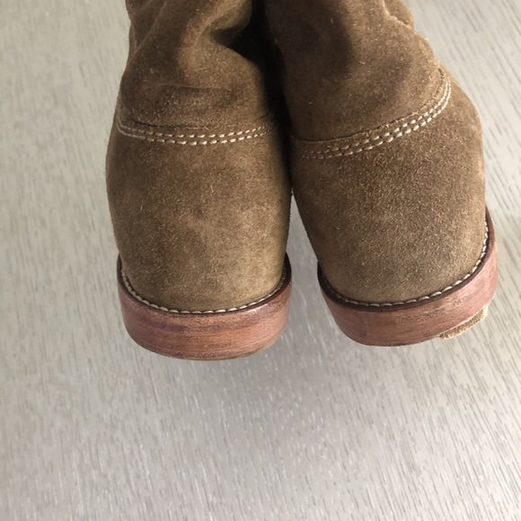 Isabel Marant Olive Suede Ankle Boots size 7 - Picture 7 of 14